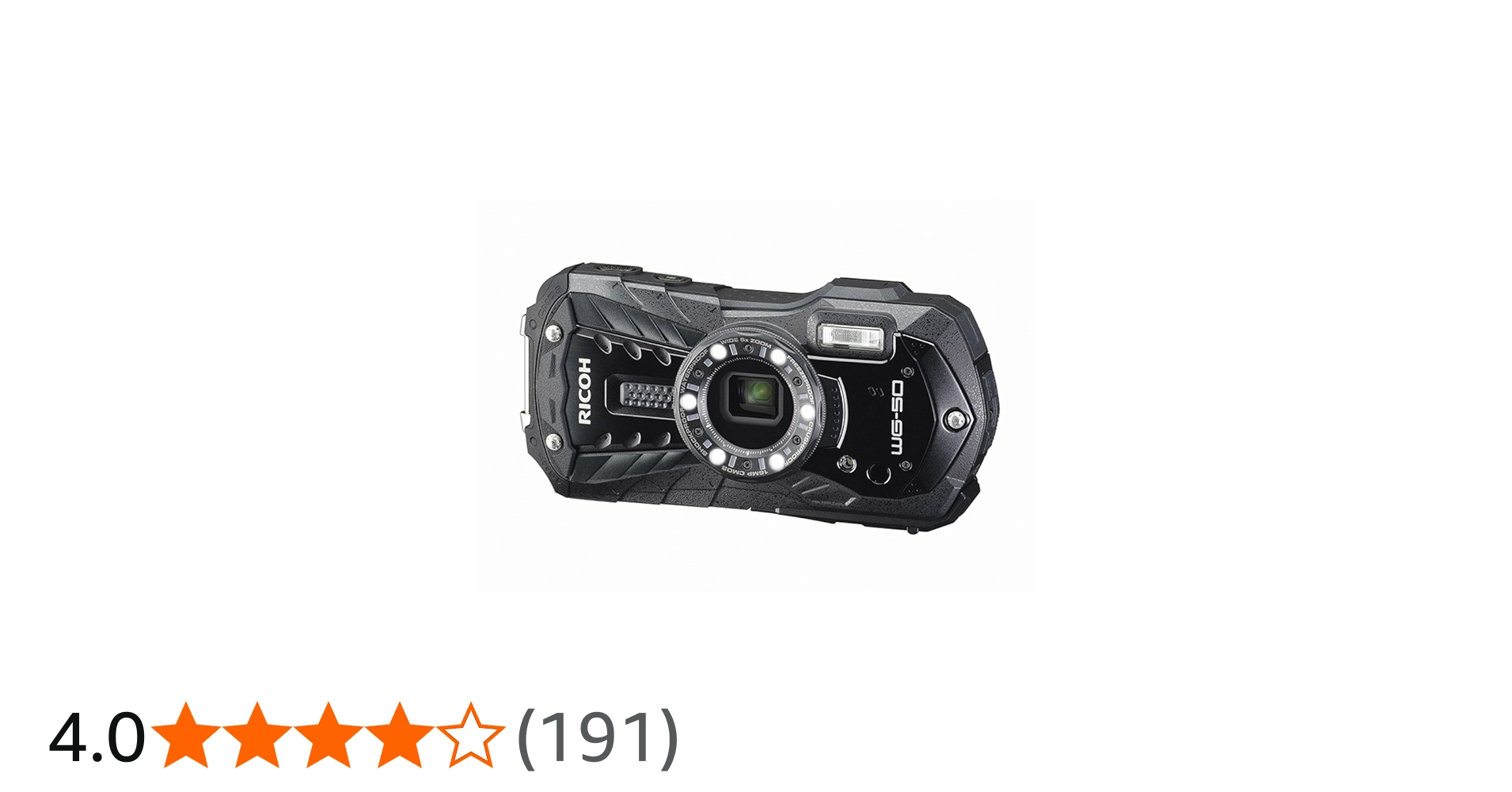 RICOH WG-50 デジタルカメラ リコー ダイビング 防水 DX-6G Amazon