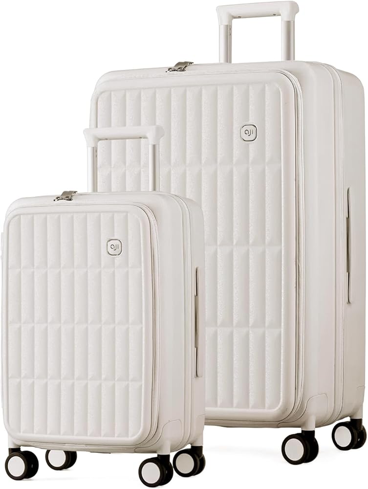 Amazon.com | aji Expandable Top Open Luggage Sets 2 Piece with