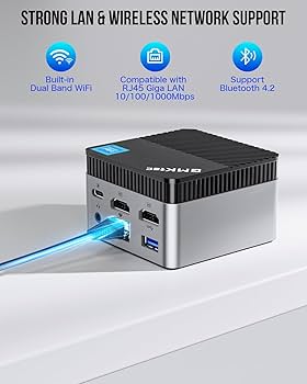 Amazon.com: GMKtec Mini PC N97, G5 Micro Desktop Computer, 12th
