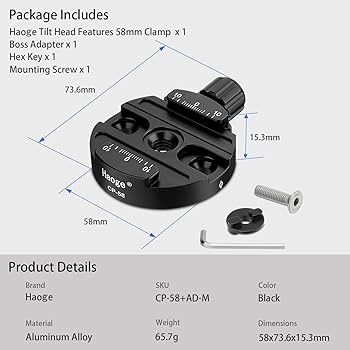 Amazon.com : Haoge Female to Male Boss Adapter Convertor with 58mm