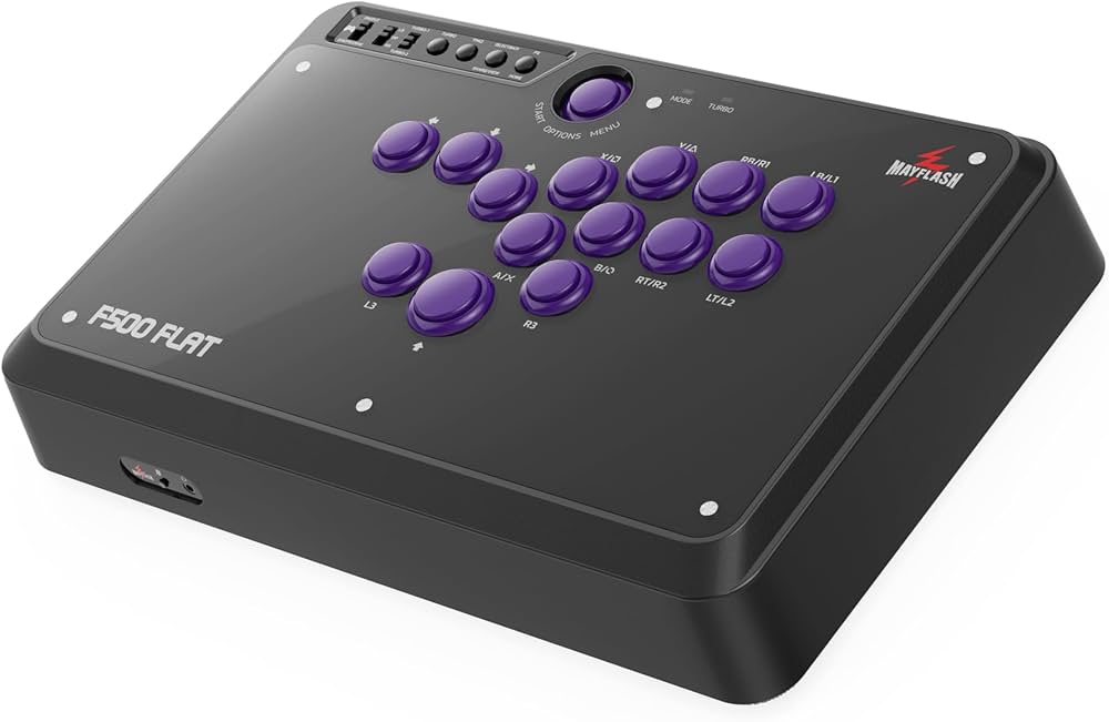 Amazon.com: MAYFLASH F500 FLAT Fight Stick All Button Arcade