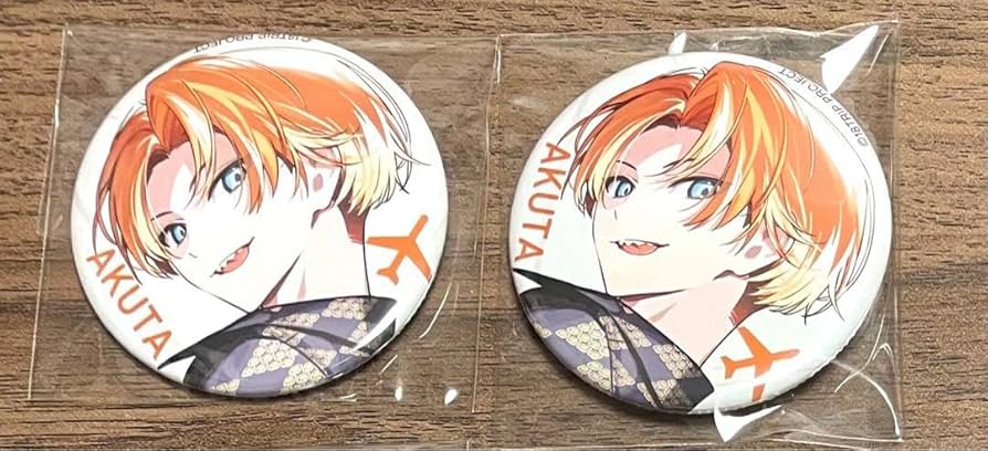 Amazon.co.jp: B's-LOG ビーズログ エイトリ 18TRIP あく太 缶バッジ 2