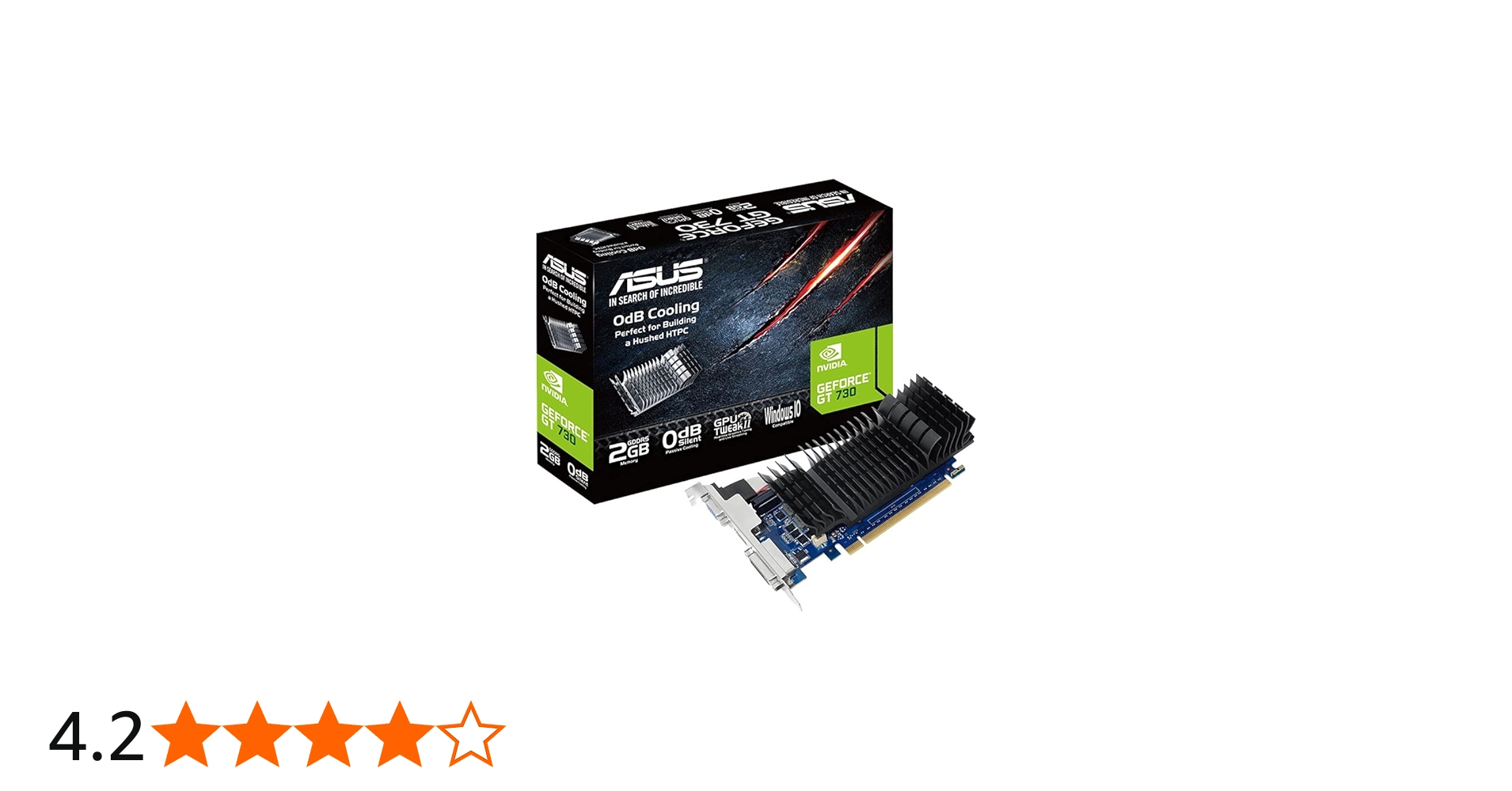 Amazon | ASUSTek NVIDIA GeForce GT 730 / 2GB GDDR5 / HDMI 2.0b