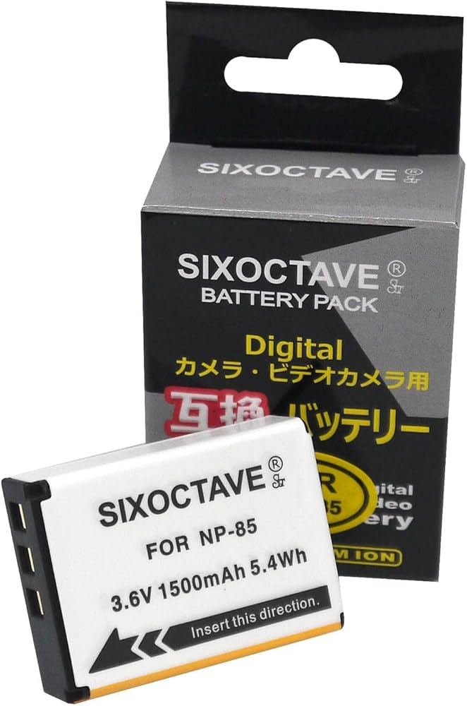 Amazon | SIXOCTAVE NP-85 富士フィルム 互換電池バッテリーパック