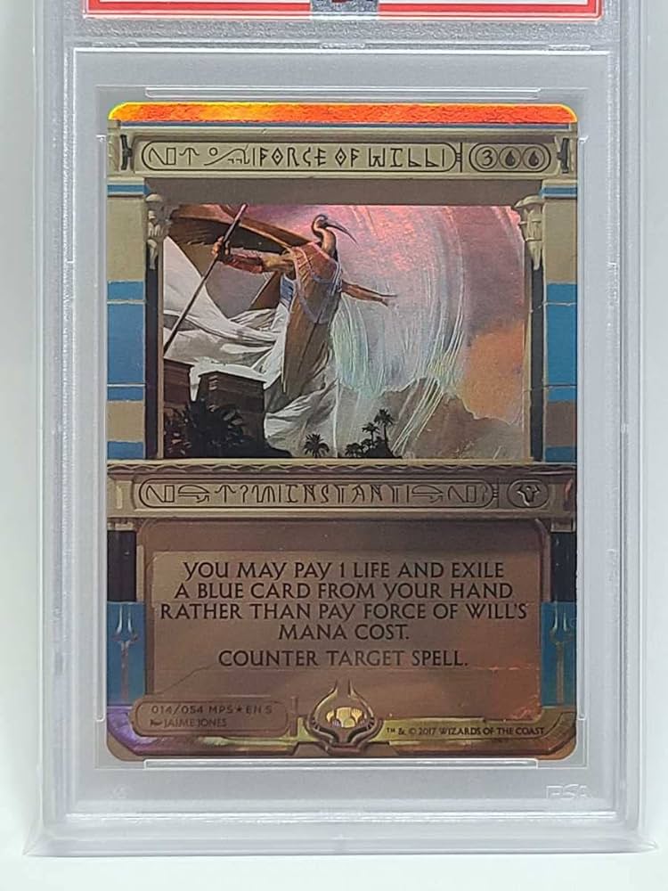 Amazon.co.jp: MTG 意志の力 Force of Will MPS Foil PSA9 : おもちゃ