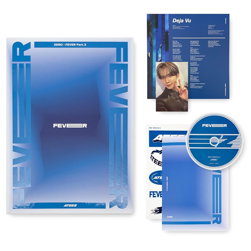 ATEEZ - [ZERO : FEVER Part.3] (Z ver.) Out Box + Photo let + DISC