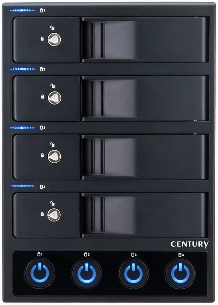 Amazon | センチュリー 独立電源スイッチ搭載USB3.2 Gen1接続3.5インチ