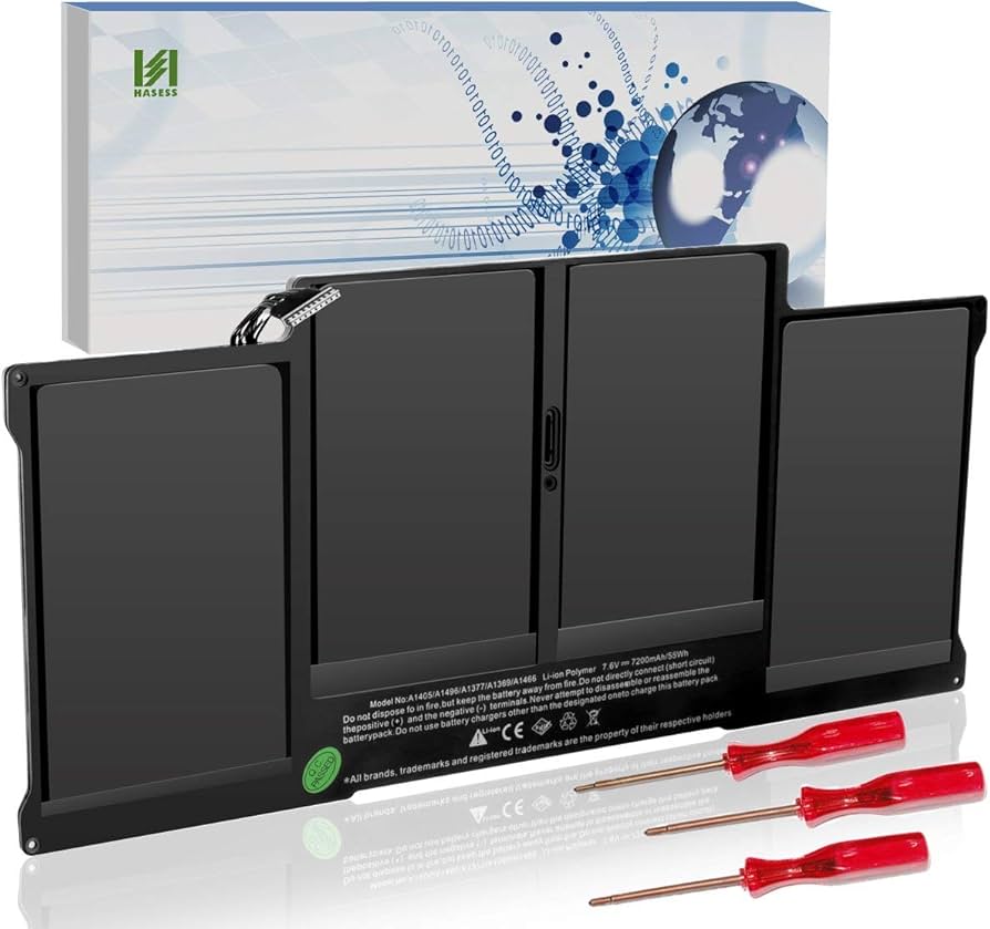 Amazon | HASESS A1466 バッテリー互換性のある MacBook Air 13 インチ