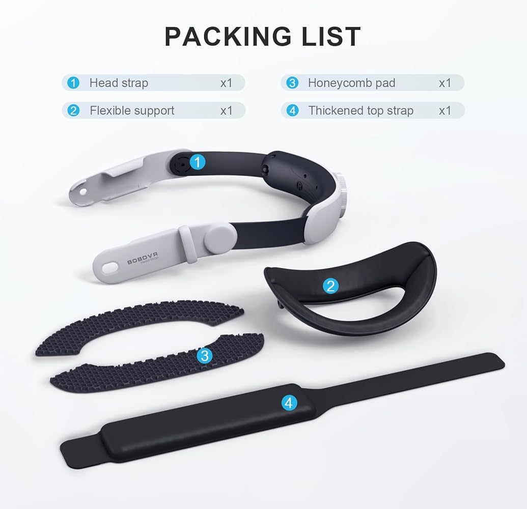 Amazon.co.jp: [BOBOVR] M3 mini ヘッドストラップ - ストラップは