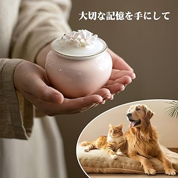 Amazon｜骨壺 分骨ミニ 人気 手元供養 猫分骨壺 陶器製 ペット 遺骨