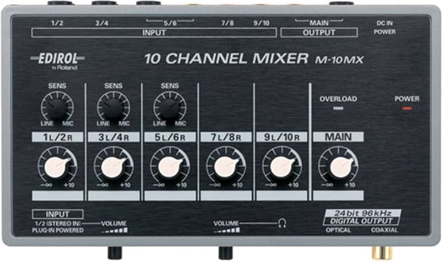 Amazon | Roland 10チャンネル・ステレオ・ミキサー M-10MX | ミキサー