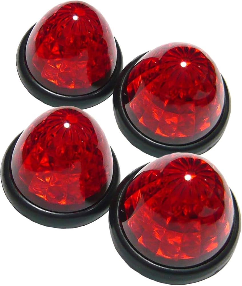 Amazon | トラック用 マーカーランプ LED サイド マーカー 16LED 24V