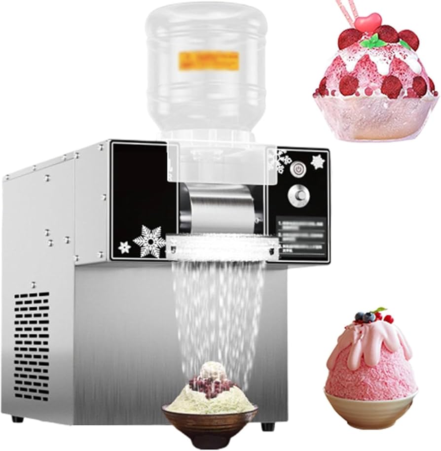 Amazon.co.jp: 商業スノーフレーク製氷機、132ポンド/日かき氷