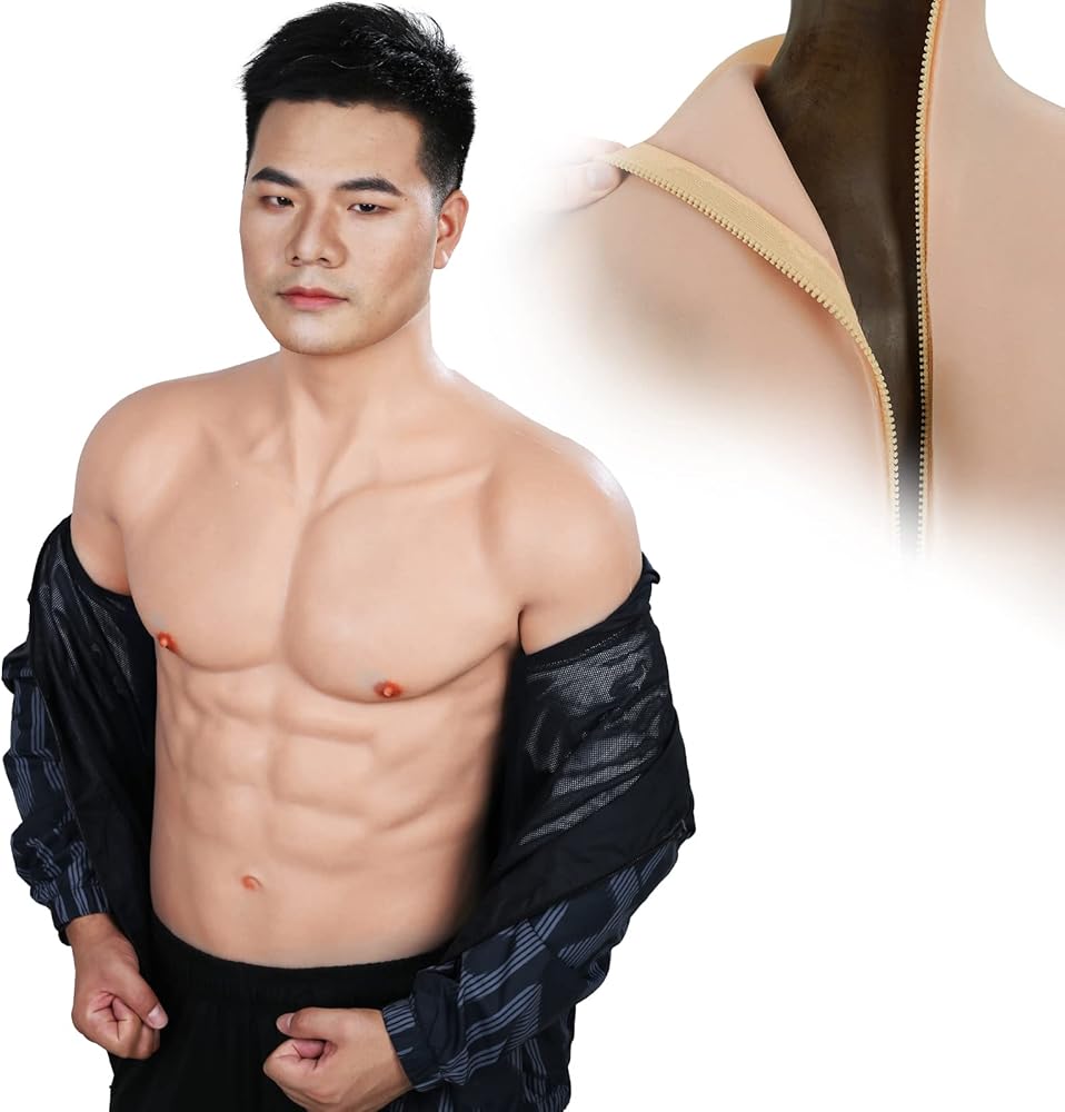 Amazon.co.jp: [KUMIHO] リアルバージョン 筋肉スーツ ファスナー付き