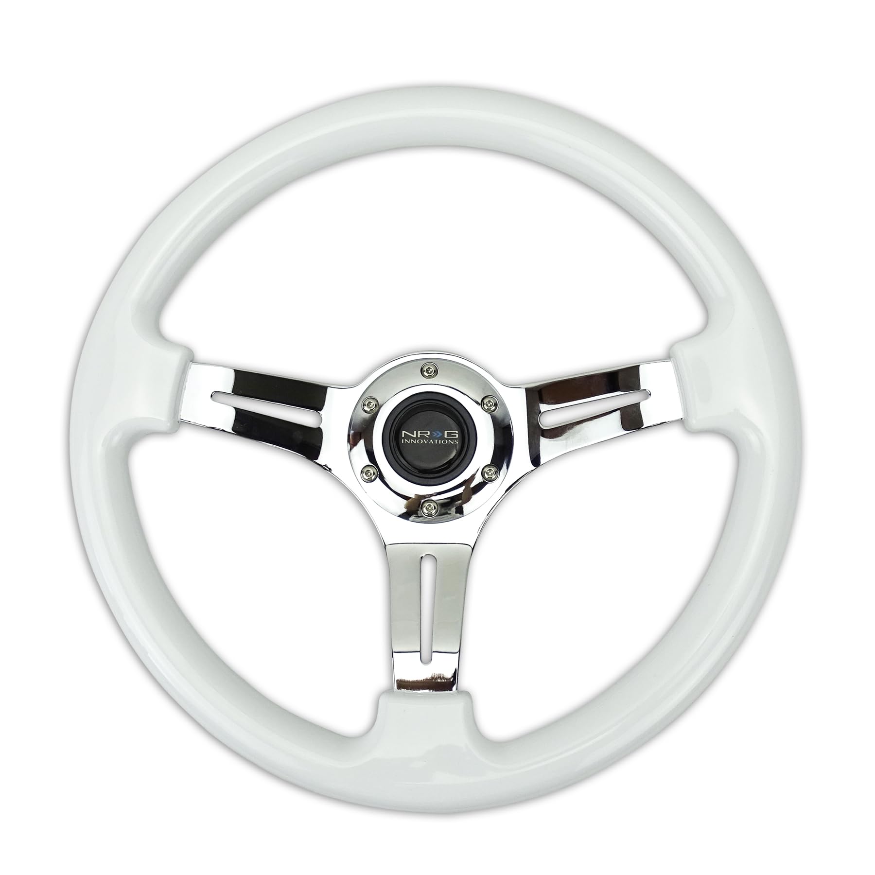 Amazon | MOTOFUTURE 35Φ 35cm ステアリング ハンドル 白 ホワイト