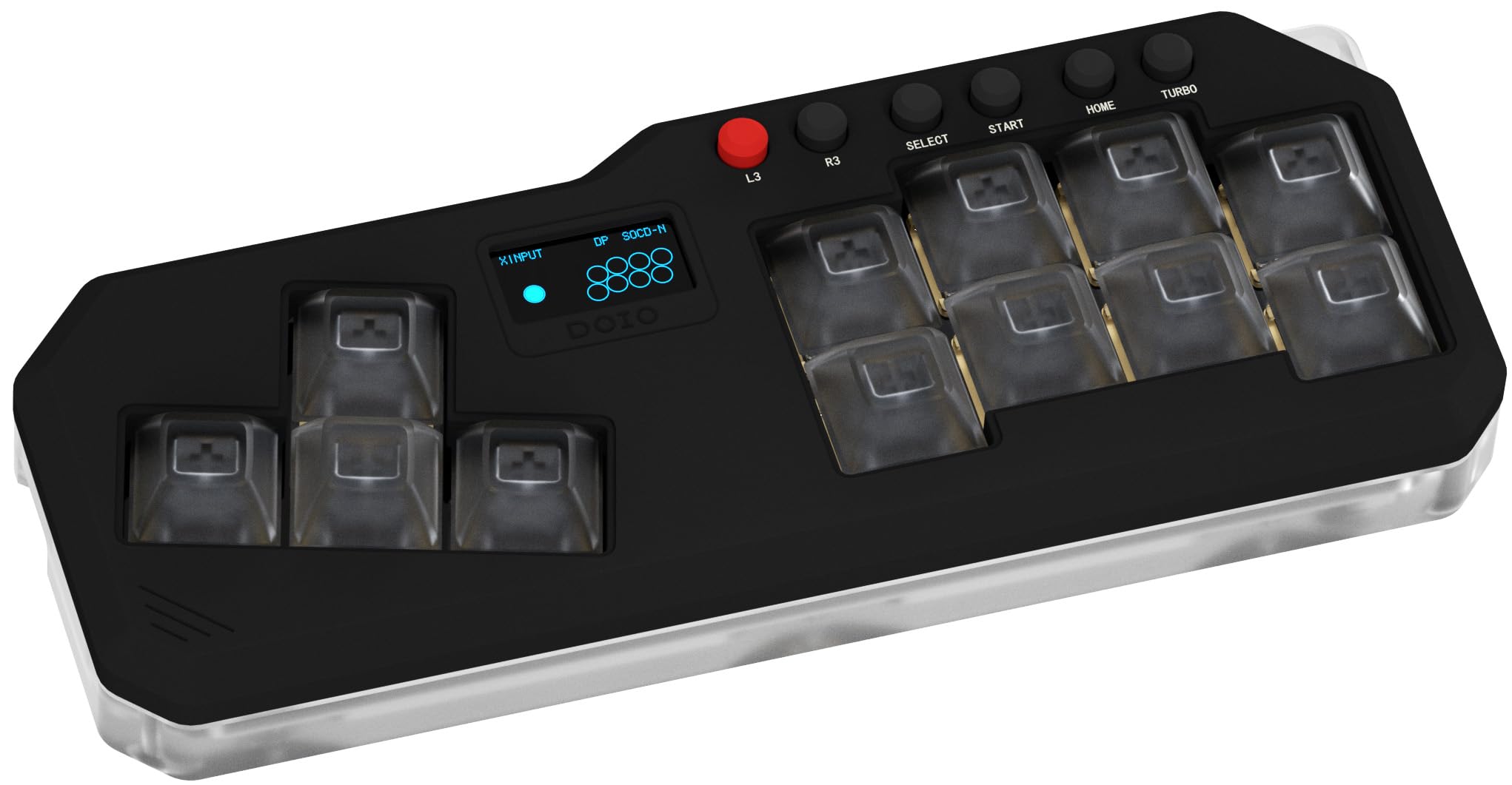 Amazon | DOIO ミニレバーレスアーケードコントローラー/PS4、PC