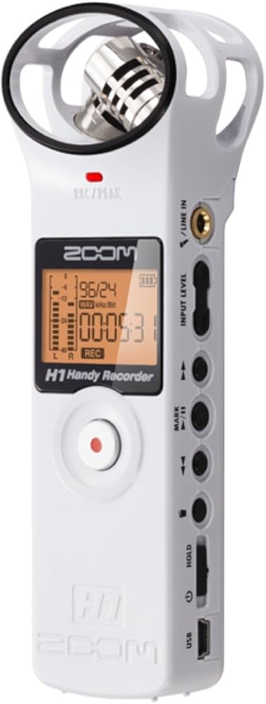 Amazon | ZOOM ズーム リニアPCM/ICハンディレコーダー ホワイト H1/W