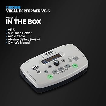 Amazon.com: Boss VE-5 Vocal Performer Effect Processor (Red