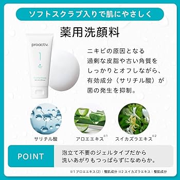 Amazon | 【ざらつきや脂性肌に。ニキビを防ぐ。】プロアクティブ 薬