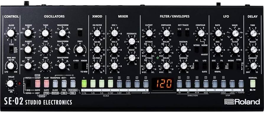Amazon.co.jp: Roland Boutique アナログシンセサイザー SE-02 : 楽器