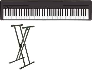 Amazon | YAMAHA P-45B ＆ X型スタンドセット 電子ピアノ 88鍵盤