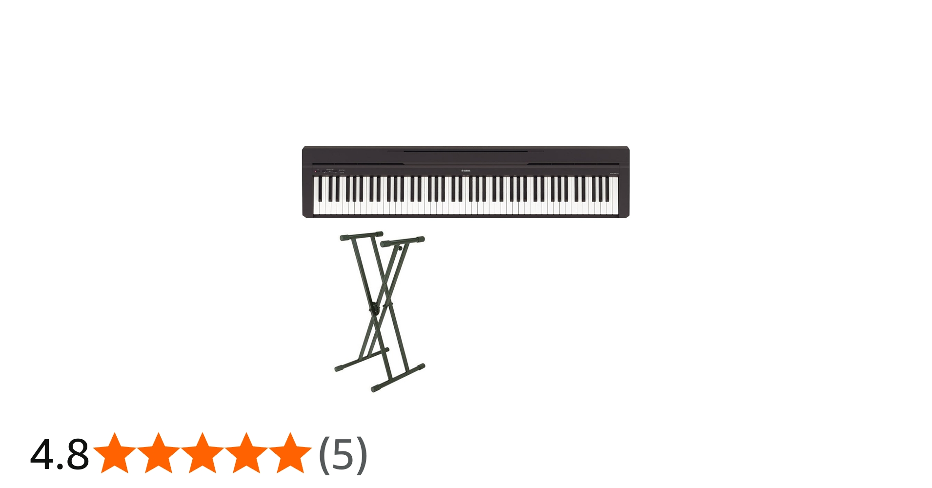 Amazon | YAMAHA P-45B ＆ X型スタンドセット 電子ピアノ 88鍵盤
