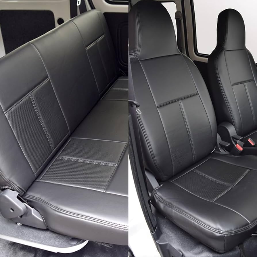 Amazon | BLESS ハイゼットカーゴ シートカバー S321 331V フロント