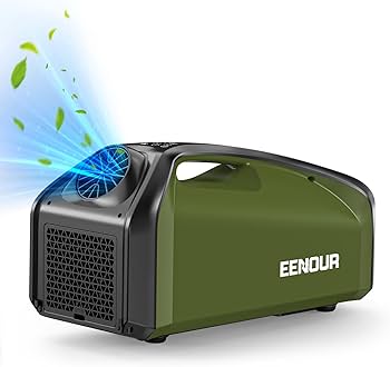 Amazon | EENOUR QN750 ポータブルエアコン デュアル換気システム 冷房
