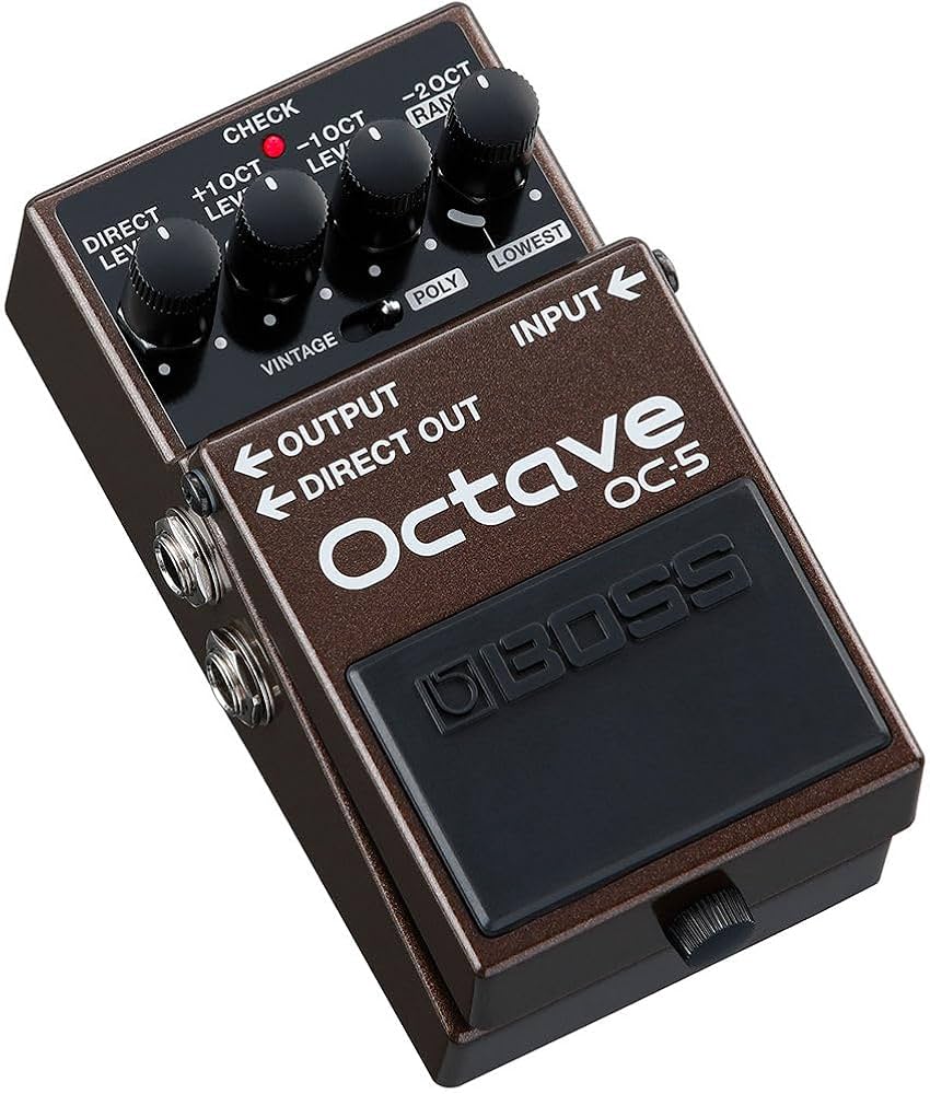 Amazon.com: BOSS Oc-5 Octave Guitar And Bass Effect Pedal with