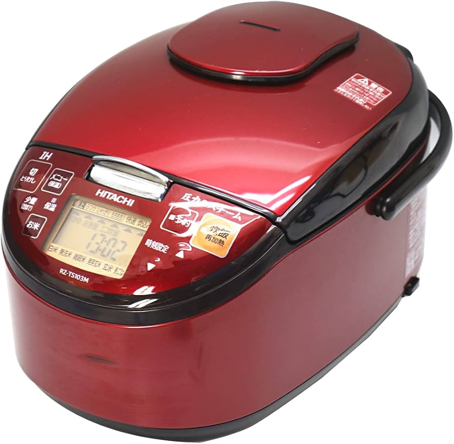 Amazon | 日立 5.5合 圧力スチーム IH炊飯器 RZ-TS103M ルビーレッド