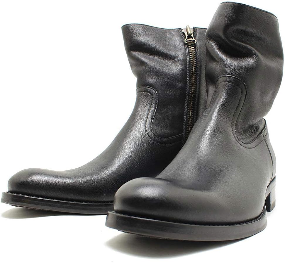 Amazon | [ブッテロ] 日本正規品 定番サイドジップブーツ ネロ