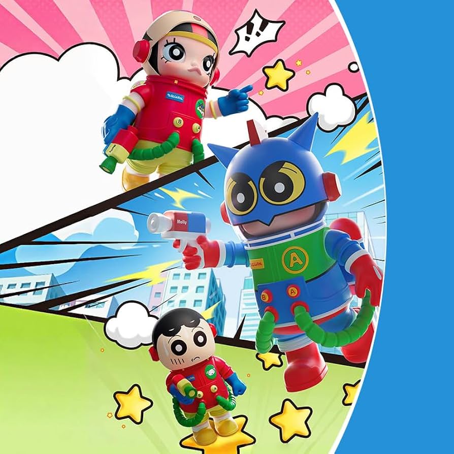 Amazon.co.jp: POP MART MEGA SPACE MOLLY 400%+100% クレヨン