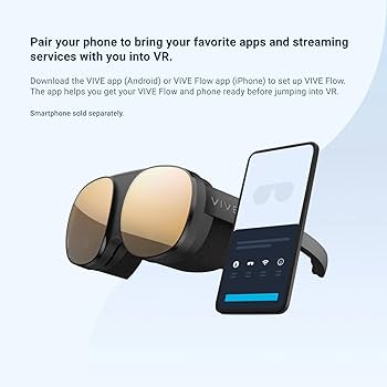 Amazon.com: HTC Vive Flow Virtual Reality Headset : Cell Phones