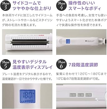 Amazon.co.jp: Create (クレイツ) イオン ストレート ＆ カール