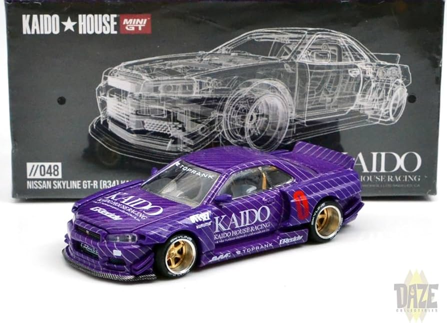 Amazon | MINI GT 1:64 Scale Model KAIDO HOUSE - NISSAN SKYLINE GT
