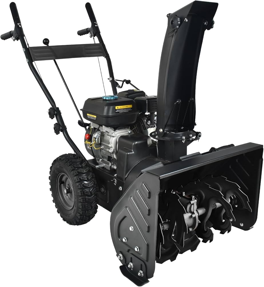 Amazon.co.jp: Kaitou 除雪機 電動エンジン 強力除雪 7馬力 自走式 4