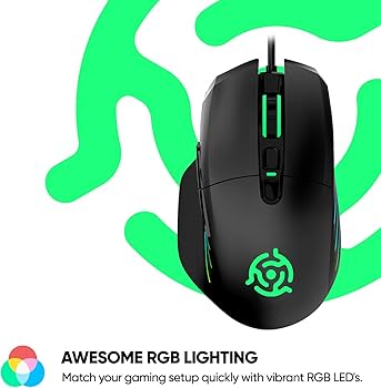 Amazon.com: Gaming Mouse, GM21 Wired Gaming Mouse, Braided Cable