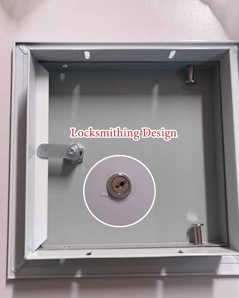 Amazon.co.jp: 点検口 白いロフトハッチ/アクセスパネルドア（鍵付き