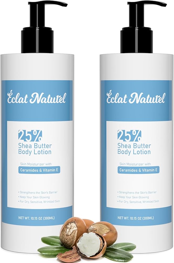 Amazon.com : ÉCLAT NATUREL Body Lotion with 25% Shea Butter