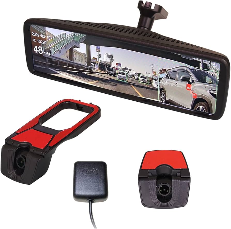 Amazon | MAXWIN ドライブレコーダー ミラー型 2K 前後 2カメラ 分離型