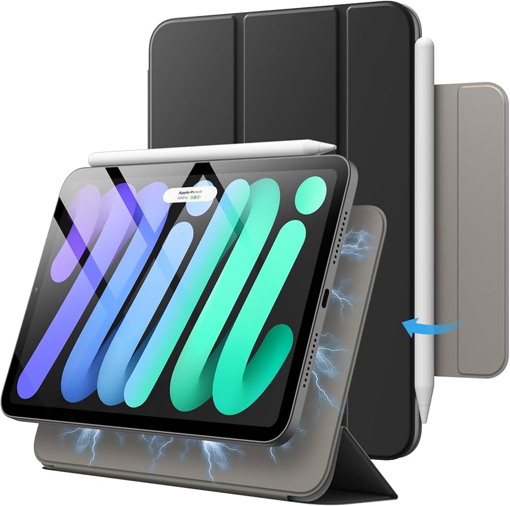 Amazon.com: JETech Magnetic Case for iPad mini (A17 Pro, 2024