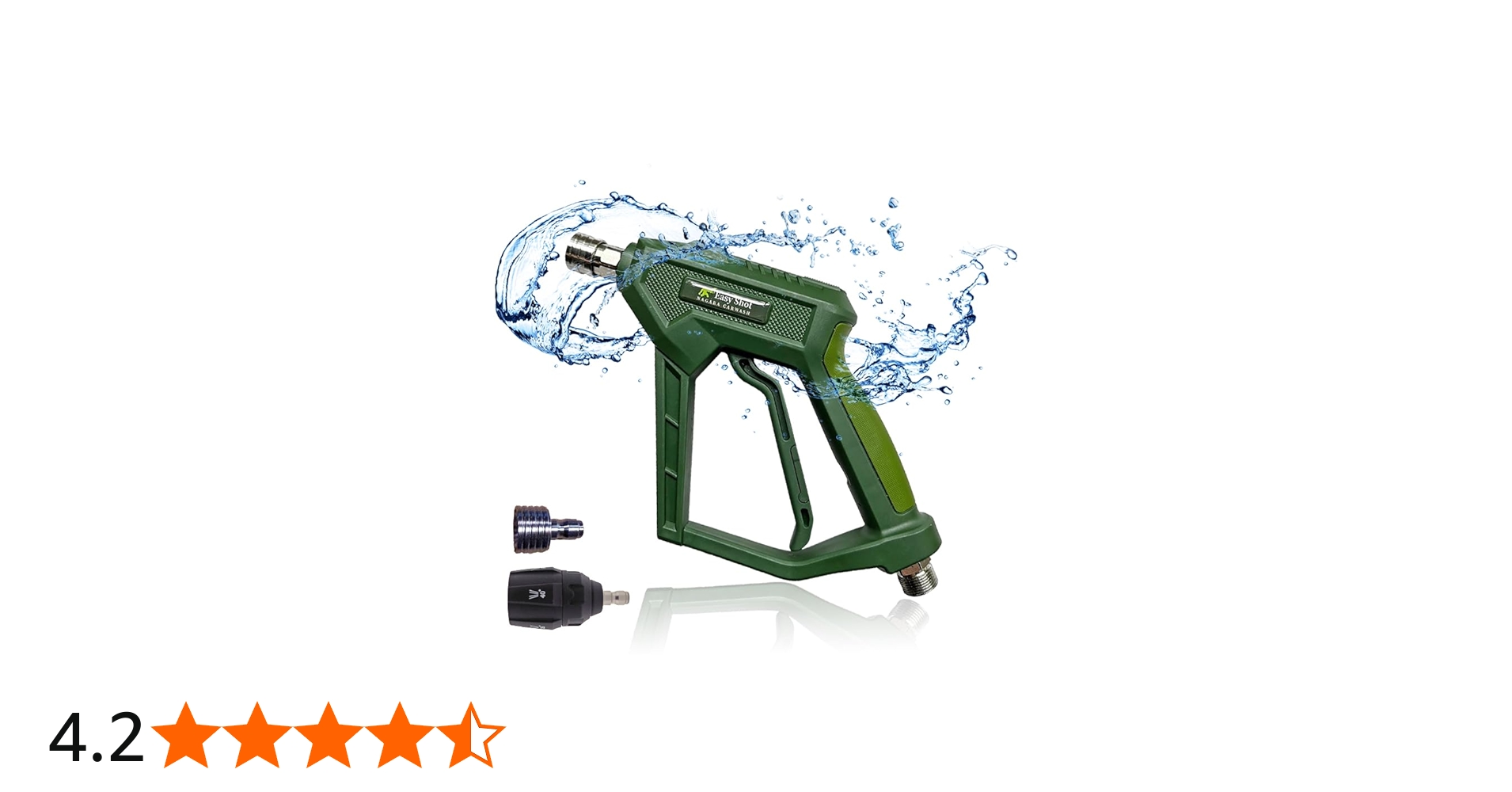 Amazon | 【ながら洗車】イージーショット ノズル (グリーン)『軽さに