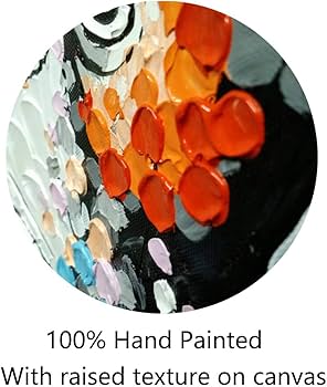 Amazon｜Muzagroo Art Paint by Hand Monkey 油絵 音楽を聴く ゴリラ