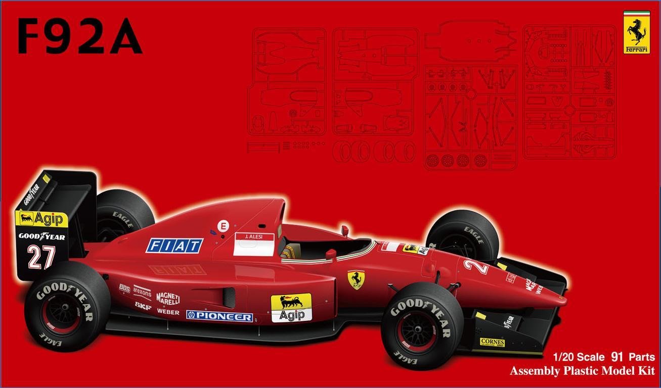 Amazon | フジミ模型 1/20 グランプリ No.SP8 フェラーリ F 92A 1992年