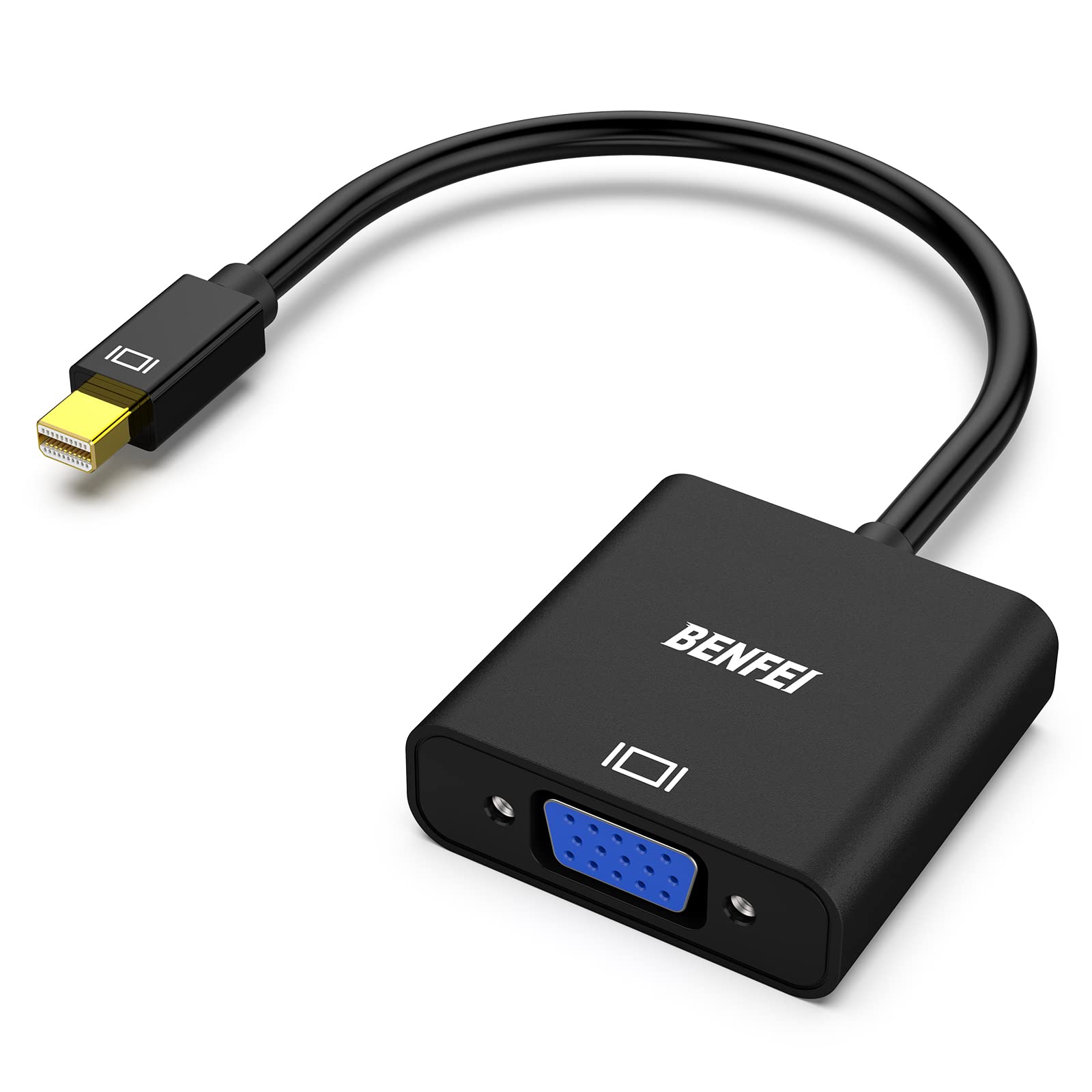 Amazon.co.jp: BENFEI Mini DisplayPort - VGA、Mini DP ディスプレイ