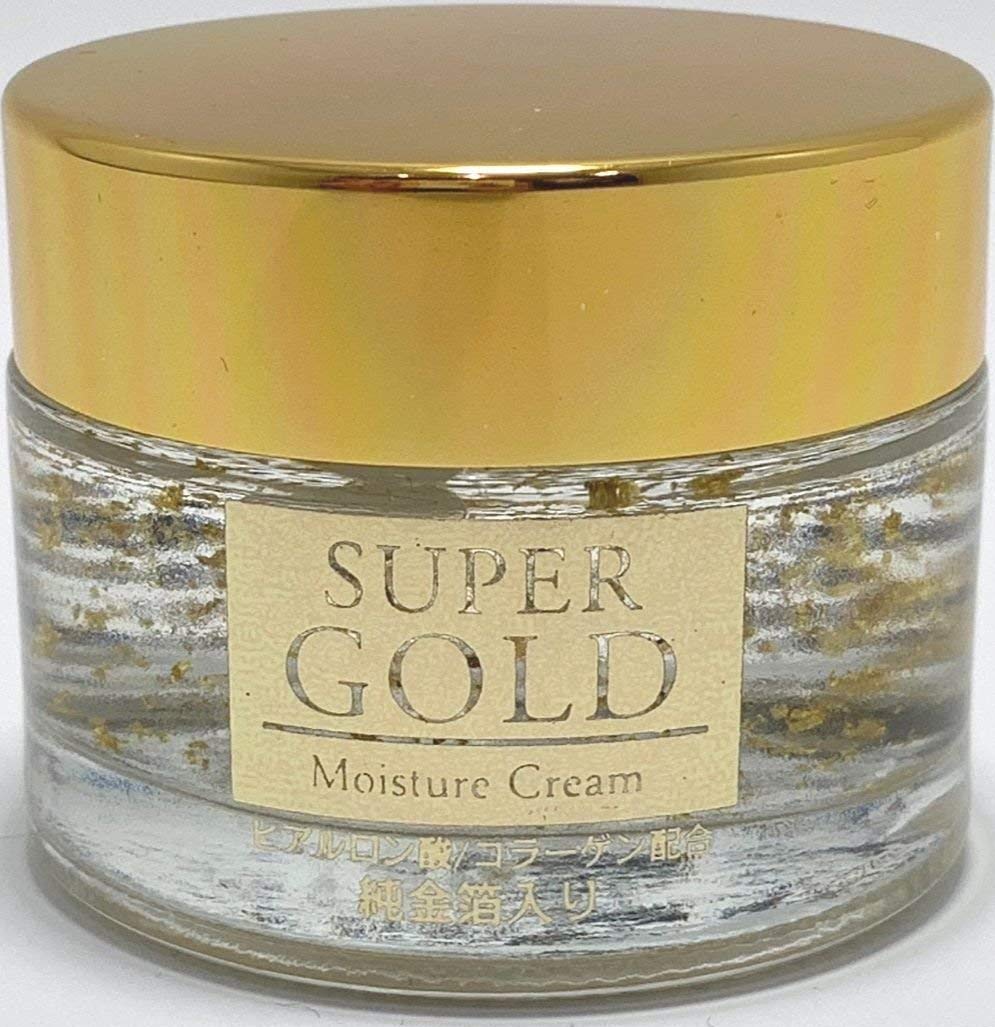 Amazon | NEWスーパーゴールド（純金箔入保湿クリーム）55g 増量タイプ