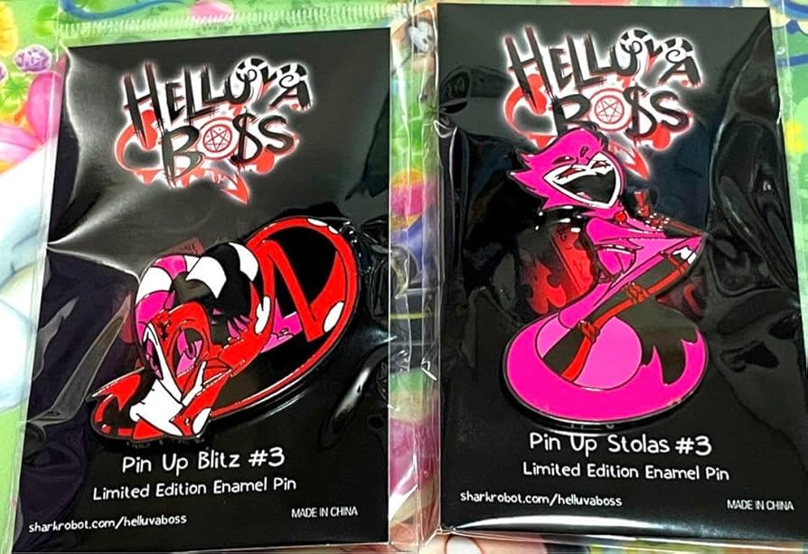 Amazon.co.jp: ヘルヴァボス バレンタイン ブリッツ ストラス ピン