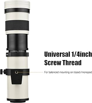 Amazon.com : Andoer Camera MF Super Telephoto Zoom Lens F/8.3-16