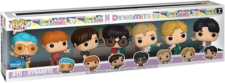 Amazon.com: BTS - BTS Dynamite Exclusive Pop! Vinyl 7-Pack Figure
