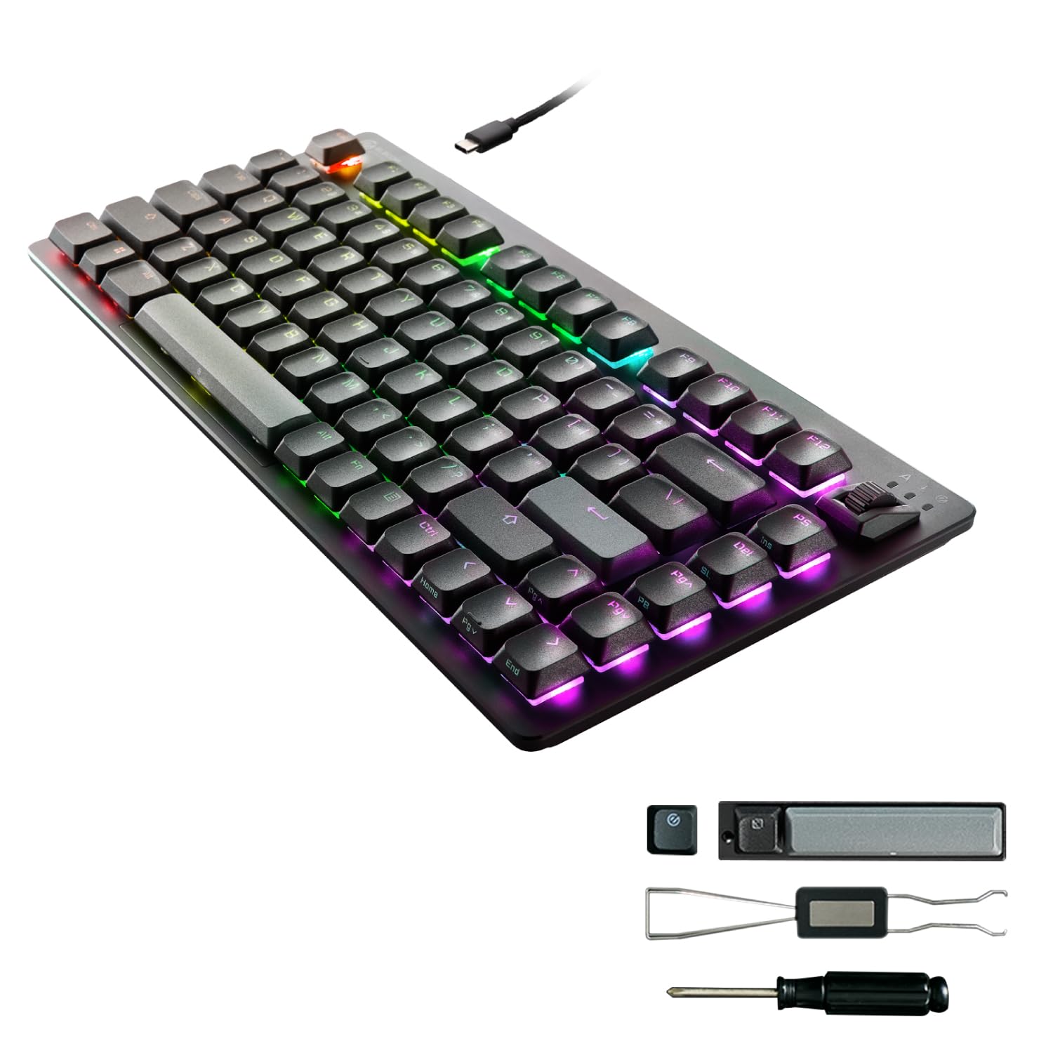 Amazon | エレコム ゲーミングキーボード V custom VK720AL ロープロ